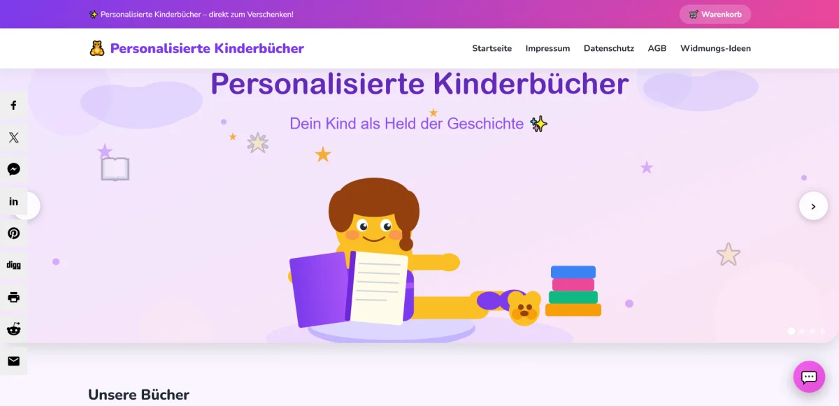Personalisierte Kinderbücher – direkt zum Verschenken!